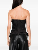 Alexander McQueen Oberteil mit Schleifendetail und Peplum