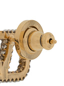 Orecchini impreziositi da cristalli con firma VLogo Valentino Garavani