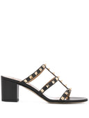 Valentino Garavani Rockstud Sandalo Ciabatta in Pelle di Vitello 60mm