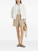 Camiseta Listrada de Algodão Brunello Cucinelli