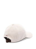 Casquette de baseball Brunello Cucinelli en velours côtelé confortable de coton et cachemire avec logo brodé