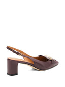 Scarpins slingback de couro Barretta 40 da Tod's