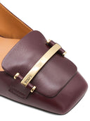 Scarpins slingback de couro Barretta 40 da Tod's