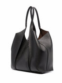 Borsa tote con targhetta logo Tod's