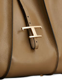 Bolsa de Couro Média para Compras Tod's T Timeless