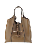 Bolsa de Couro Mini Shopping Atemporal Tod's T