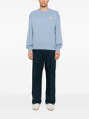 Maison Kitsuné Fox-embroidered cotton sweatshirt