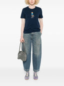 T-shirt con stampa Fox vestito Maison Kitsuné