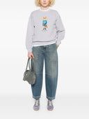 Maison Kitsuné Sweatshirt mit Dressed Fox Druck