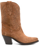 Stivali Golden Goose in pelle marrone