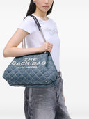 Marc Jacobs Borsa Grande a Catena in Denim Trapuntato