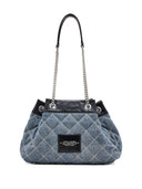 Marc Jacobs Die gesteppte Denim-Kettentasche