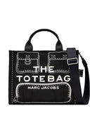 Marc Jacobs Bolsa Tote Média de Lona Cargo Trompe L'Oeil