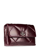Borsa a spalla consumata trapuntata con diamanti Tory Burch Kira