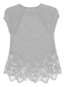 Top in maglia con pizzo Ermanno Scervino
