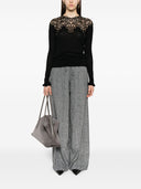 T-shirt Ermanno Scervino con rifinitura in pizzo