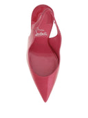 Christian Louboutin com salto fúcsia