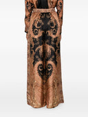 Pantaloni con coulisse e stampa paisley Zimmermann