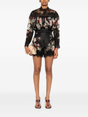 Shorts Zimmermann Hypnotic com estampa floral