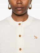 Cardigan Maison Kitsuné con ricamo
