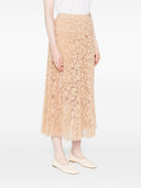 Gonna plissettata in pizzo floreale Ermanno Scervino