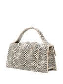 JACQUEMUS Borsa tote Le Bambino stampa serpente