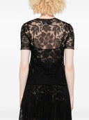 Ermanno Scervino top in rete con pizzo floreale