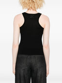 Ermanno Scervino Gilet senza maniche con ricamo floreale