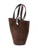 JACQUEMUS Krokodileffekt Tragetasche mit Ringdetail