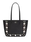 Valentino Garavani Nellcôte Mini Shopping Bag in Grainy Calfskin