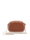 Bolsa transversal Valentino Garavani Mini Rockstud com corrente