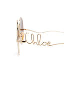 Óculos de sol Chloé Chloè Dourados