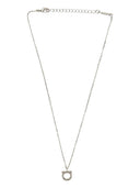 Ferragamo Gancini necklace with crystals