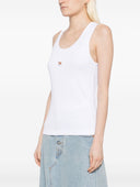 Maison Kitsuné Tanktop mit Fuchs-Stickerei