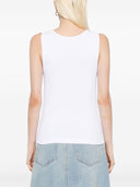 Maison Kitsuné Tanktop mit Fuchs-Stickerei