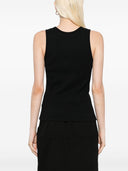 Maison Kitsuné Tanktop mit Fuchs-Stickerei