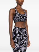 Pucci Racer-Neck bedruckter BH