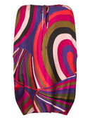 Vestido capa com estampa abstrata Pucci