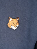 Sudadera de algodón con motivo de cabeza de zorro de Maison Kitsuné