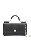 Dolce & Gabbana Mini-Tasche aus Kalbsleder mit Dauphine-Muster