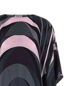 Kaftán maxi con estampado Iride de Pucci
