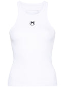 Marine Serre Tanktop mit besticktem Halbmond