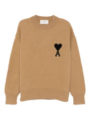 Ami Paris Sweaters Camel