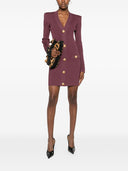 Vestidos Balmain Roxo