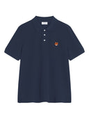 Polo con logo ricamato Maison Kitsuné