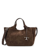 Bolso Tote Mediano de Gamuza con Logo de Tod's