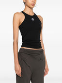 Top a coste con ricamo luna Marine Serre