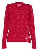 MARINE SERRE Oberteil Rot