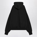 Fear of God Essentials Black hoodie with University logo