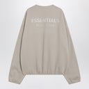 Fear of God Essentials Felpa in cotone spazzolato grigio-beige